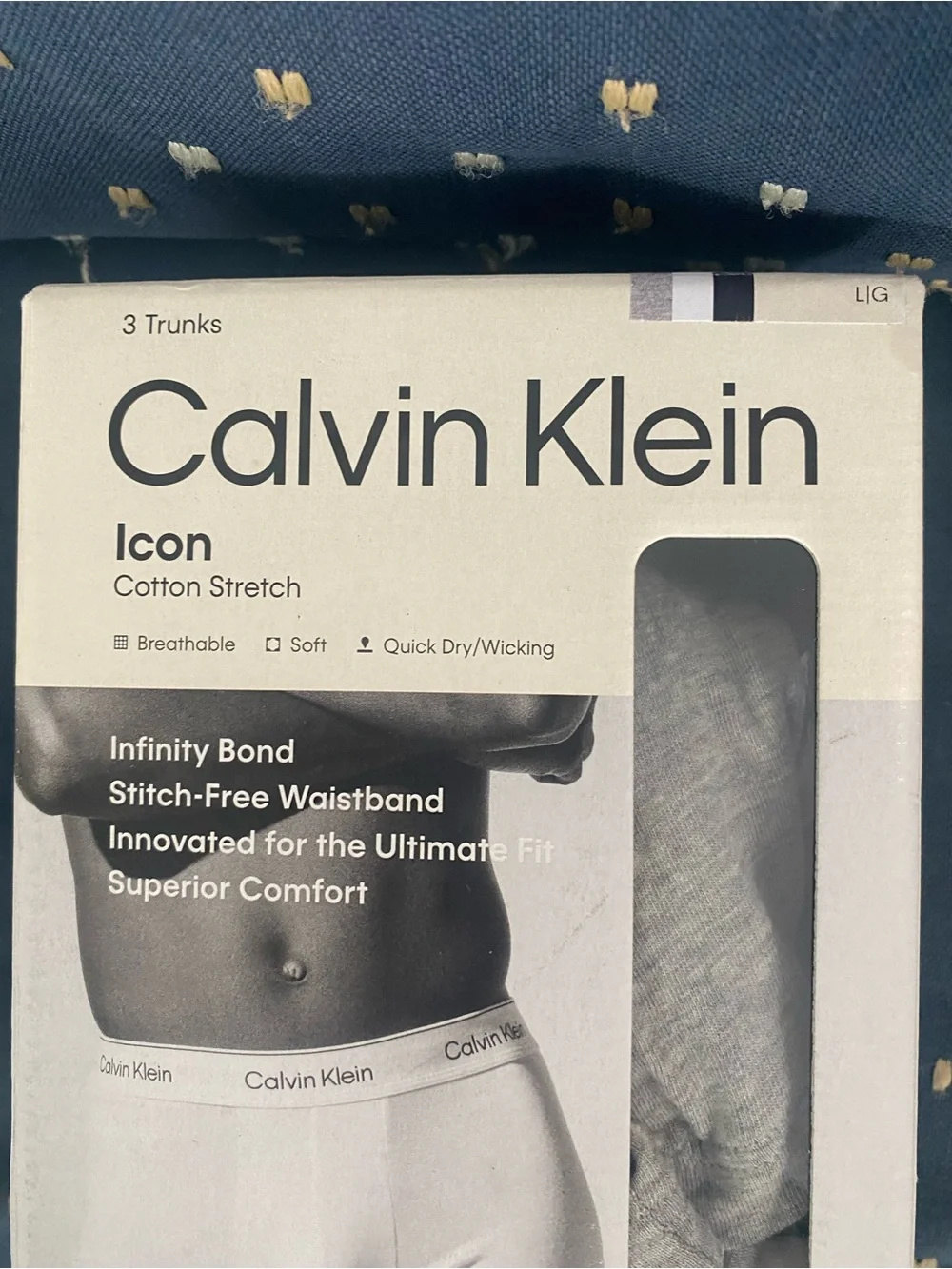 Calvin Klein White Icon Cotton Stretch Boxer Briefs - 3 Pack. Size XL. NWT.